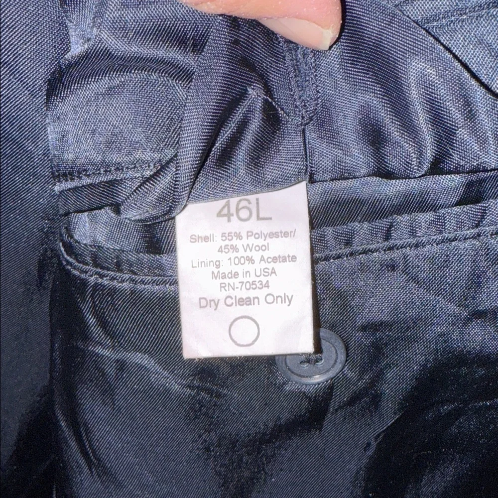 Vintage Orvis Navy Blazer with Gold Buttons 46L